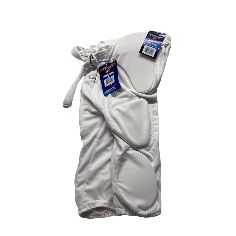 Rawlings Integrated Football Pant Youth Medium White AMAYFPPI-W-89